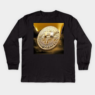 Bitcoin Gold Cryptocurrency Kids Long Sleeve T-Shirt